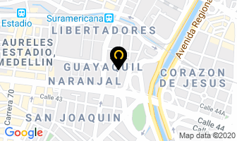 Mapa de Marllantas en Medellín