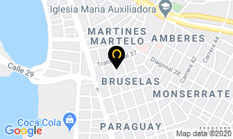 Mapa de Marmolarte en Cartagena
