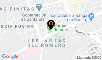 Mapa de Marmolería Selecta en Bucaramanga