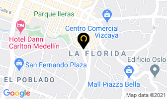 Mapa de Marqueterìa Alejandro Caputi en Medellín