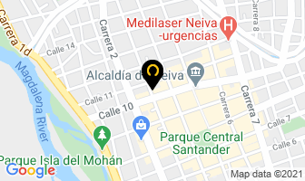 Mapa de Marquetería Bellas Artes en Neiva