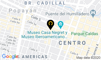 Mapa de Marquetería Enmarcaciones Ya en Popayán