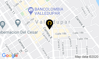 Mapa de Marquetería La Colombia en Valledupar
