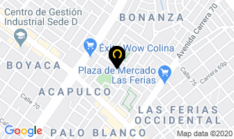 Mapa de Marqueteria Marcopolo en Bogotá D.C