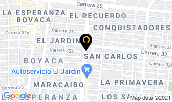 Mapa de Marquetería Nacional en Cali