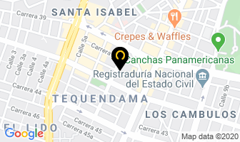 Mapa de Marquetería Ojo Al Arte en Cali