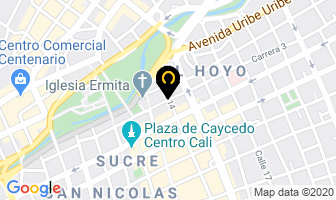 Mapa de Marquetería San Marcos en Cali