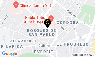 Mapa de Márquez H. Javier Darío en Medellín