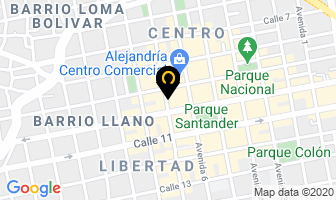Mapa de Marroquinería Mi Piel en Cúcuta