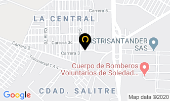 Mapa de Mars Colombia en Barranquilla