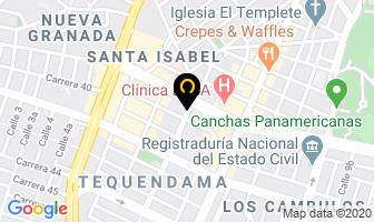 Mapa de Martha Santamaría Estética Integral en Cali