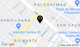 Mapa de Martínez Orjuela Marco Antonio en Bogotá D.C