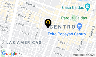 Mapa de Martínez Pabón Alvaro Fernando en Popayán