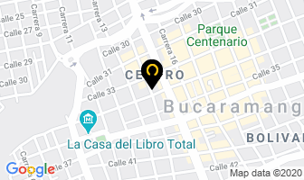 Mapa de Marvidrios en Bucaramanga