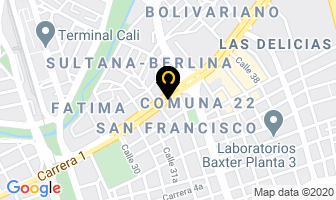 Mapa de Mary's Fashion en Cali