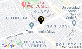 Mapa de Mas Acabados en Bogotá D.C
