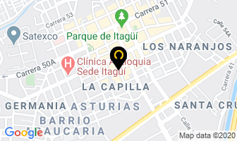 Mapa de Mas Eventos Colombia en Itaguí