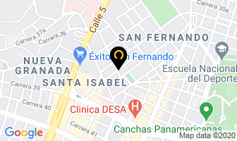 Mapa de Mas Hoteles Sas en Cali