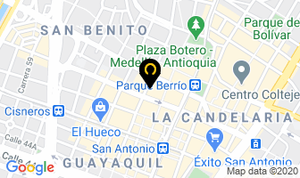 Mapa de Mas Que Frutas en Medellín