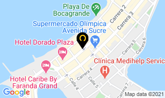 Mapa de Más X Menos en Cartagena