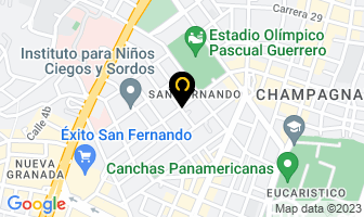 Mapa de Masaje Lluvia De Luz en Cali