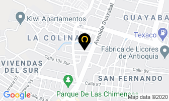 Mapa de Masajes Orientales en Medellín