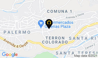 Mapa de Masas Oeste Del Valle en Cali