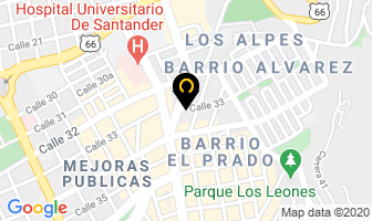 Mapa de Mascolandia en Bucaramanga