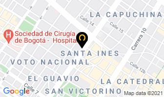 Mapa de Mascornamentales en Bogotá D.C