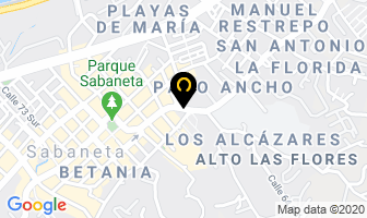 Mapa de Mascotas shop en Sabaneta