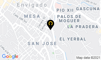 Mapa de Mascotas.com.co en Medellín