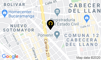 Mapa de Master Controls Ltda. en Bucaramanga