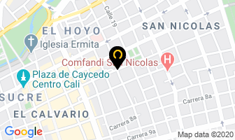 Mapa de Master Electrico Del Valle S.a. en Cali