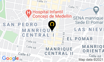 Mapa de Matec Mantenimiento De Inmbuelbes en Medellín