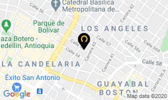 Mapa de Mater Frío en Medellín