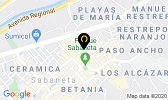 Mapa de Materas Alva en Medellín