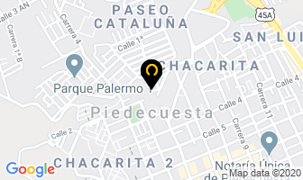 Mapa de Materiales & Colores en Piedecuesta