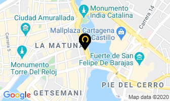 Mapa de Materiales El Machetazo en Cartagena