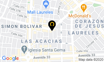 Mapa de Materiales Eléctricos Colven en Medellín