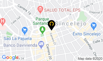 Mapa de Materiales La Socia en Sincelejo