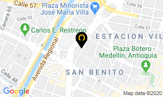Mapa de Materiales los Herreros en Medellín