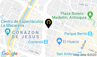 Mapa de Materiales Vanessa en Medellín