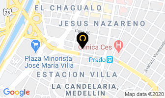 Mapa de Materiales Y Ceramicas Hr en Medellín