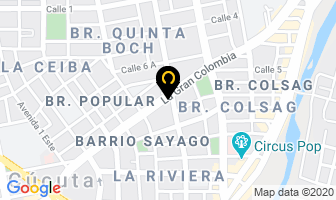 Mapa de Materiales Y Construcciones Cúcuta Ltda. en Cúcuta