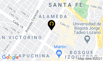 Mapa de Materiales Y Equipos en Bogotá D.C
