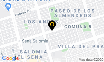 Mapa de Materno Infantil Kinder World en Cali