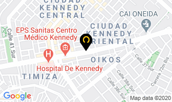 Mapa de Mav Enmarcaciones en Bogotá D.C