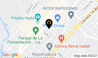 Mapa de Max Cell en Pitalito