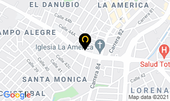 Mapa de Max Electrónica en Medellín