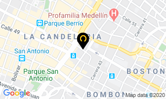 Mapa de Max Medical en Medellín